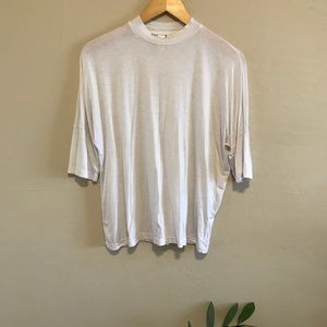 American Apparel Rayon Mock Neck Tee